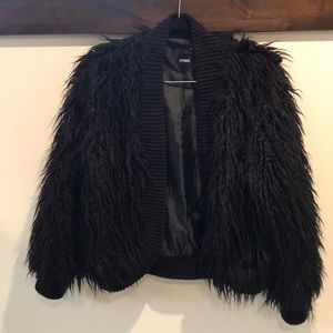 Thrills Co shaggy jacket
